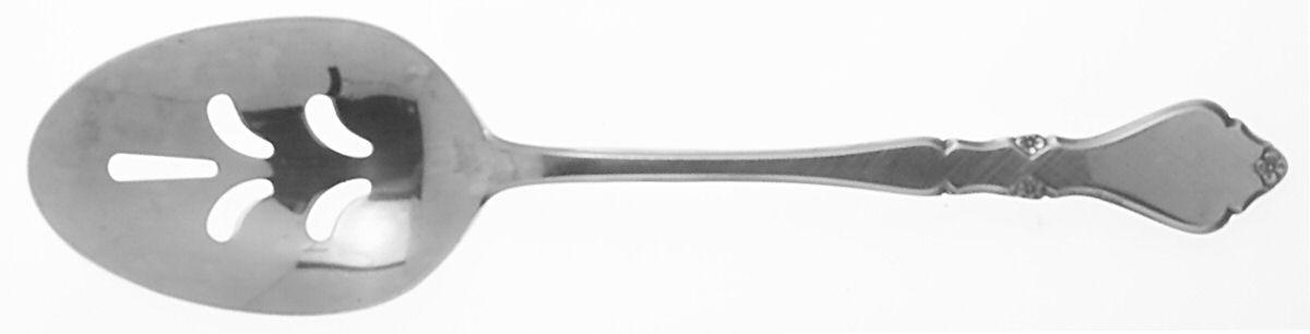 Dorchester (Stainless) Pierced Tablespoon (Serving Spoon) by Stanley Roberts-1
