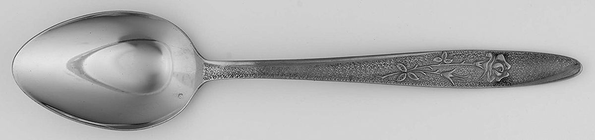 Florentine Rose (Stainless) Place/Oval Soup Spoon by Stanley Roberts-1