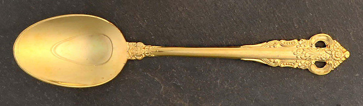 Golden Sir Mark (Gold Electroplate) Tablespoon (Serving Spoon) by Stanley Roberts-1