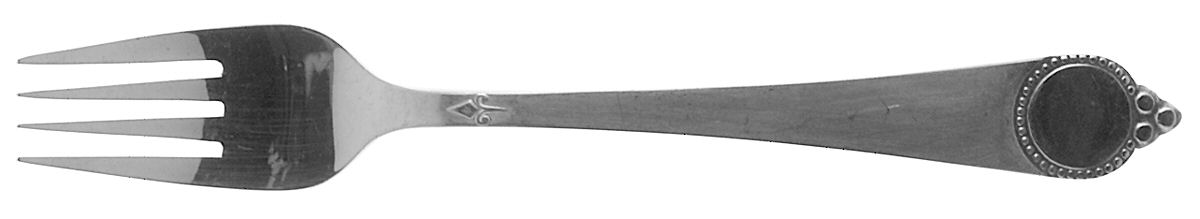 Vanity (Stainless, Circle Of Beads) Individual Salad Fork by Stanley Roberts-1