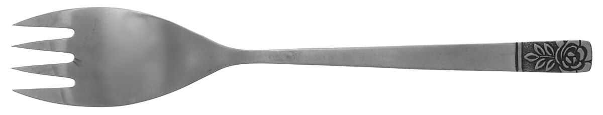 SRE1 (STAINLESS) Medium Solid Cold Meat Serving Fork by St Regis-1