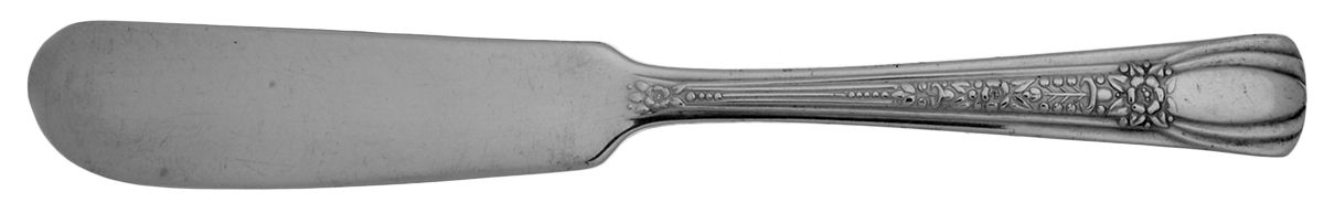 Diplomat (Silverplate) Flat Handle Butter Spreader by Sears Roebuck-1