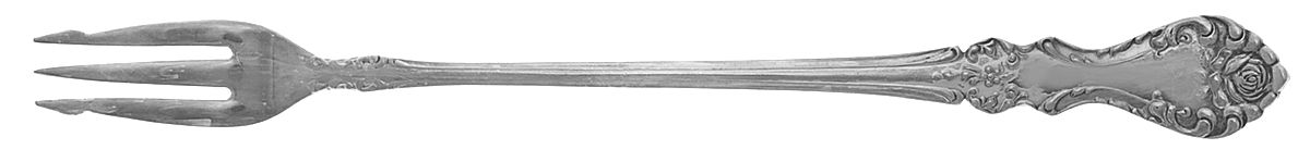 Rose (Silverplate, 1905) Long Handle Pickle/Olive Fork by Sears Roebuck-1
