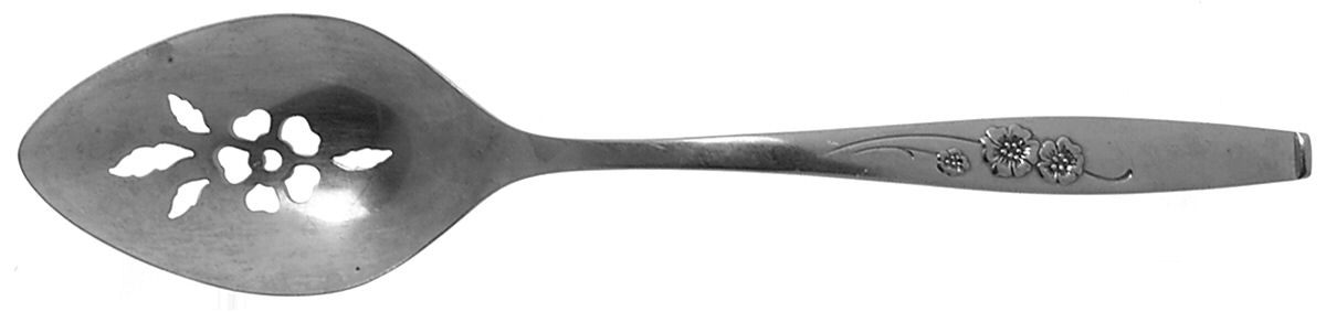 Fancy Free (Stainless) Pierced Tablespoon (Serving Spoon) by Style House-1