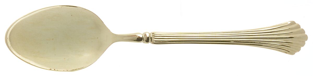Pavilion (Gold Electroplate) Place/Oval Soup Spoon by Stanley Roberts-1