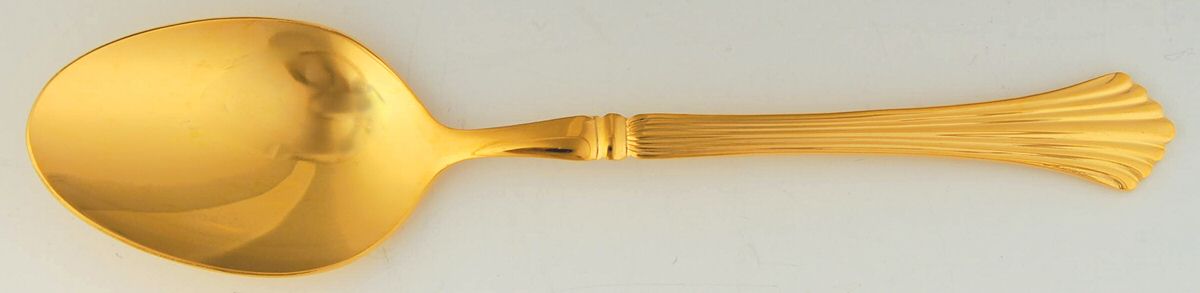 Pavilion (Gold Electroplate) Tablespoon (Serving Spoon) by Stanley Roberts-1