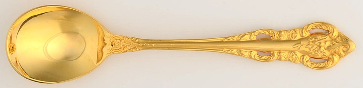 Golden Lady Joanne (Gold Electroplate) Sugar Spoon by Stanley Roberts-1