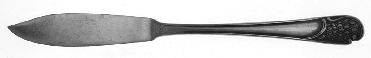 Bordeaux (Stainless, Not Pierced) Flat Handle Master Butter Knife by Stanley Roberts-1