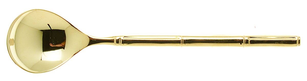 Tiburon Gold (Gold Electroplate) Sugar Spoon by Stanley Roberts-1