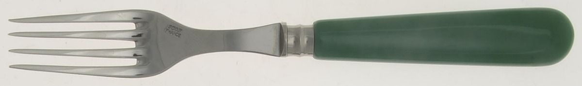 Cambridge-Green (Stainless) Individual Salad Fork by SCOF (France)-1
