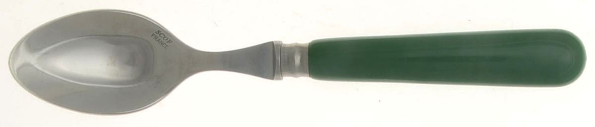 Cambridge-Green (Stainless) Five O'Clock Teaspoon by SCOF (France)-1