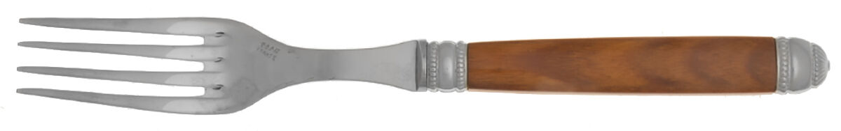 Recamier Ceruse-Teak (Stainless) Individual Salad Fork by SCOF (France)-1