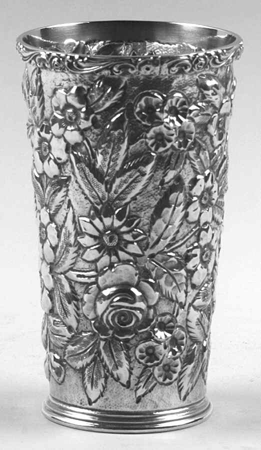 Baltimore Rose (Sterling, Hollowware) Sterling Tumbler by Schofield-1