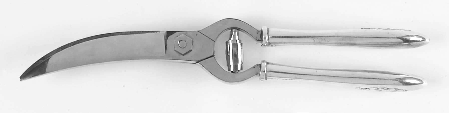 Napoleonic (Sterling, 1905) Poultry Shears with Stainless Blades by Shreve Silver-1