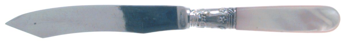Pearl Handle Flatware 1 (Sterling Bolster) Pearl Handle Individual Fruit Knife by Shelton Cutlery -1