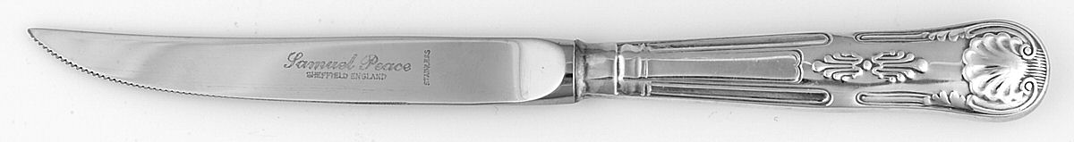 Kings (Silverplate) Individual Fruit Knife with Stainless Blade by Samuel Peace-1