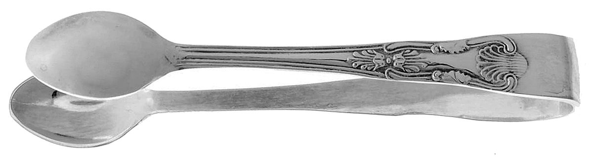 Kings (Silverplate) Sugar Tongs by Samuel Peace-1