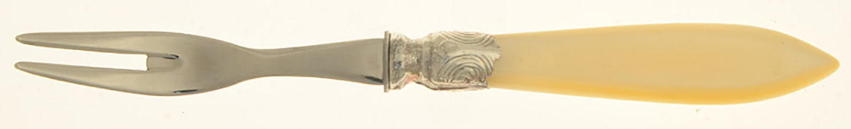 Baguette-Pearlized (Stainless) Cocktail/Seafood Fork by Sabre-1