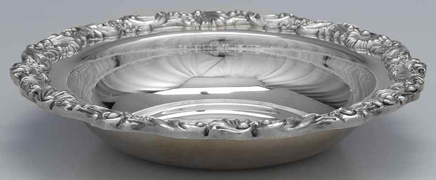 English Baroque (Silverplate, Hollowware) 7" Bon Bon Bowl by Sheffield Silver Co (USA)-1