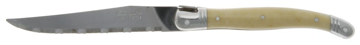 Laguiole-Ivory (Stainless) Individual Steak Knife Hollow Handle by Sabatier-1