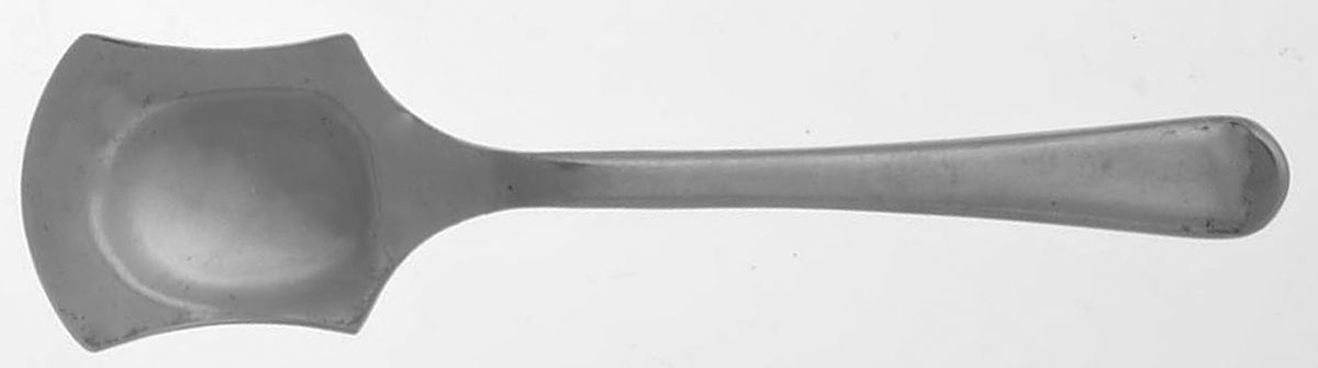 Rattail (Silverplate) Ice Cream Spoon Individual by Sheffield Silver Co (England)-1