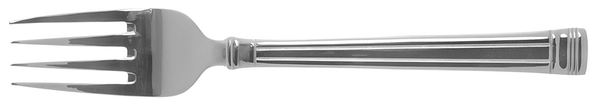 SPL15(Stainless) Medium Solid Cold Meat Serving Fork by Splendide-1