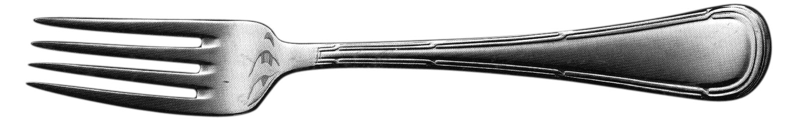 Ruban (Silverplate on 18-10 Stainless) Fork by Sambonet-1