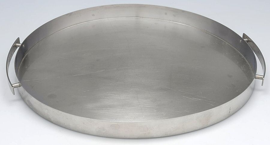 Cylinda (Stainles, Hollowware) 13" Round Tray by Stelton-1