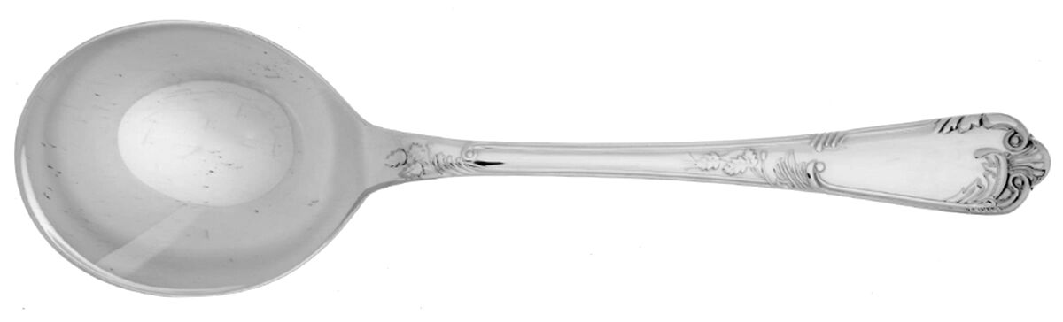 SSD6 (Silverplate) Round Bowl Soup Spoon (Gumbo) by Sheffield Silver Co (England)-1