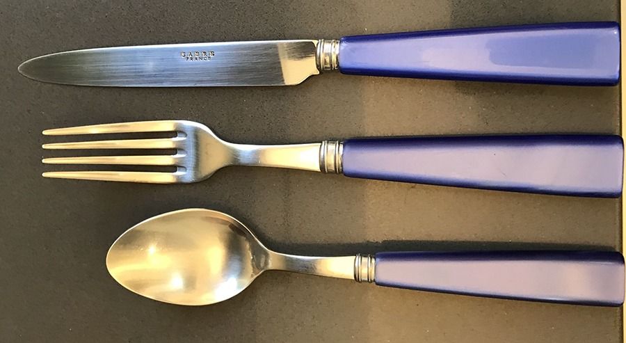 Natura-Steel Blue (Stainless) Fork by Sabre-1
