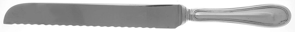 Elisabeth (Sterling) Bread Knife with Stainless Blade by Stancampiano-1