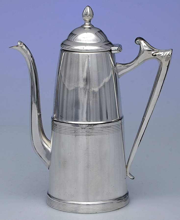 1112 (Silverplate, Hollowware) Mini Coffee Pot by Sheffield Silver Co (USA)-1
