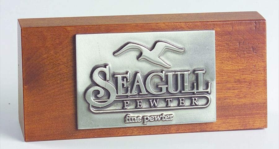 Advertising Signs Wood and Metal Advertising Sign by Seagull Pewter-1