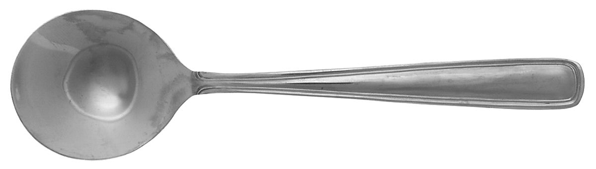 S5C1 (Stainless) Round Bowl Soup Spoon (Gumbo) by Sabina Cutlery-1