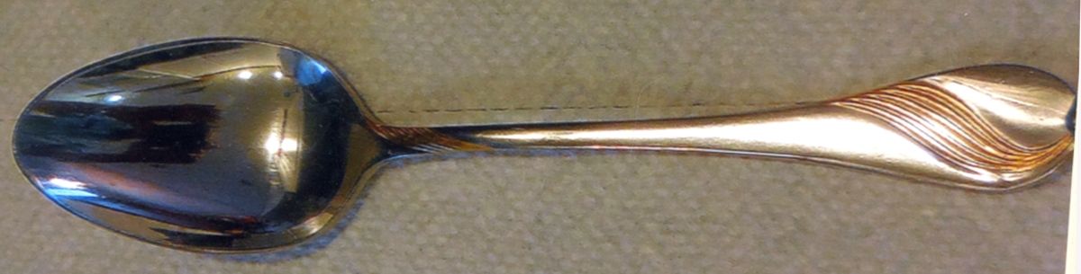 SMT2 (Stainless, Gold Accents) Teaspoon by Summit-1