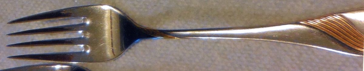 SMT2 (Stainless, Gold Accents) Individual Salad Fork by Summit-1