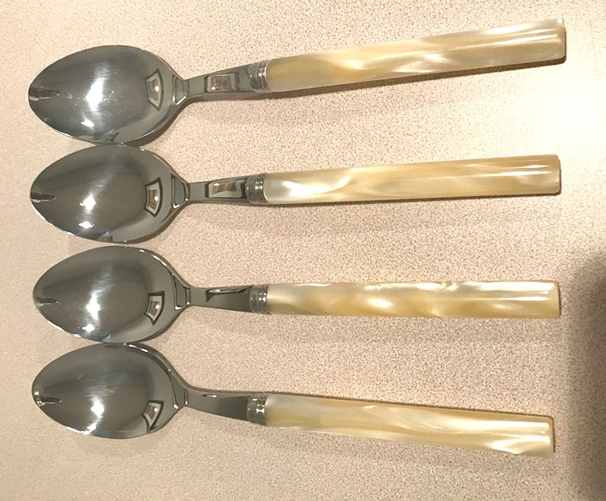Stick-Pearl (Stainless) Place/Oval Soup Spoon by Sabre-1