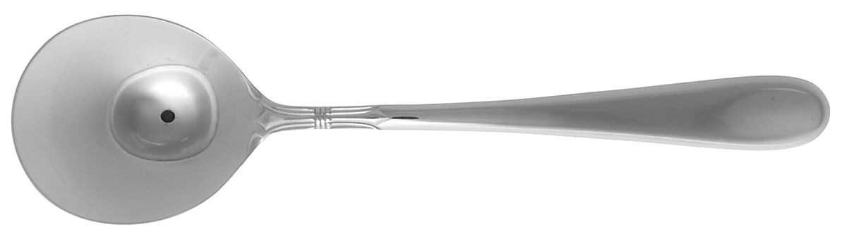 SYZ6 (Stainless) Round Bowl Soup Spoon (Cream Soup) by Samaria Cutlery-1