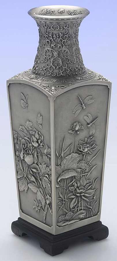 Pewter Hollowware 8" Vase by Royal Selangor Pewter-1