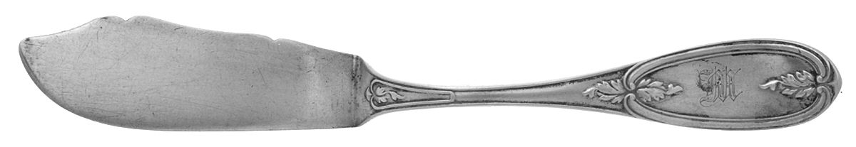 S3S2 (Coin) Flat Handle Master Butter Knife by S. N. Story-1