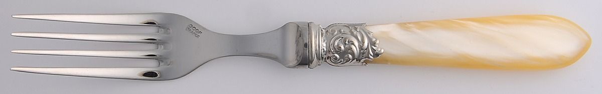 Pompadour-Cream (Stainless) Fork by SCOF (France)-1