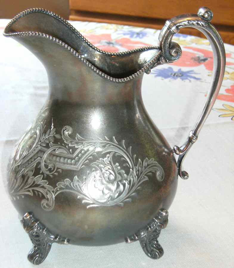 1126 (Silverplate, Hollowware) Silverplate Water Pitcher by Standard Silver Toronto-1