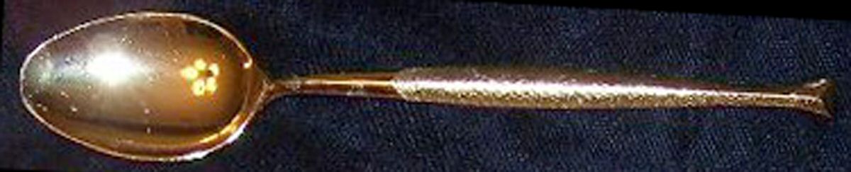 Golden Sophistication (Gold Electroplateplate) Teaspoon by Stanley Roberts-1