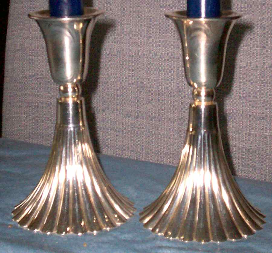 SHC17 (Silverplate, Hollowware) Silverplate Candlestick by Sheffield Silver Co (USA)-1