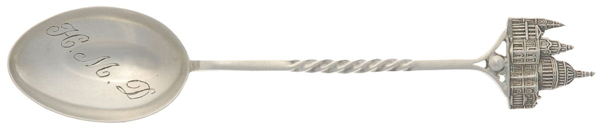 Sterling Souvenir Spoons Demitasse Spoon by Saunders & Shepherd-1