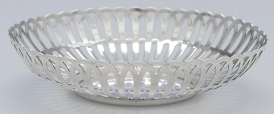 3112 (Sterling, Hollowware) 5" Pierced Bon Bon Bowl by Smith Patterson Co-1