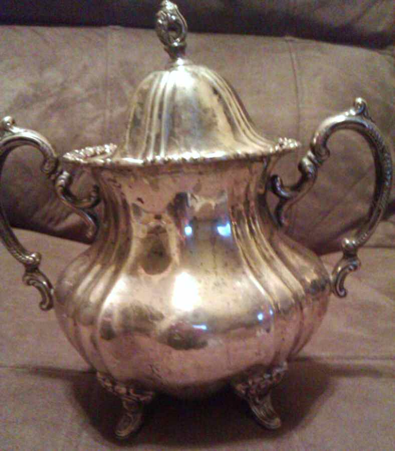S9K1 (Sterling, Hollowware) Sugar Bowl & Lid by Sackett & Co., Ltd-1