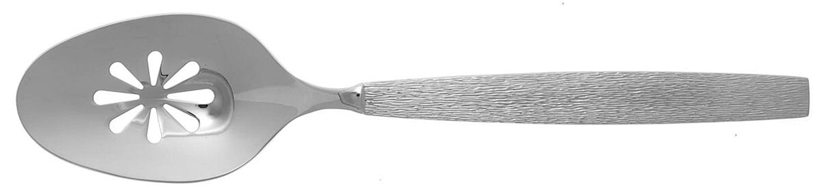Metropolis (Stainless) Pierced Tablespoon (Serving Spoon) by Sasaki-1