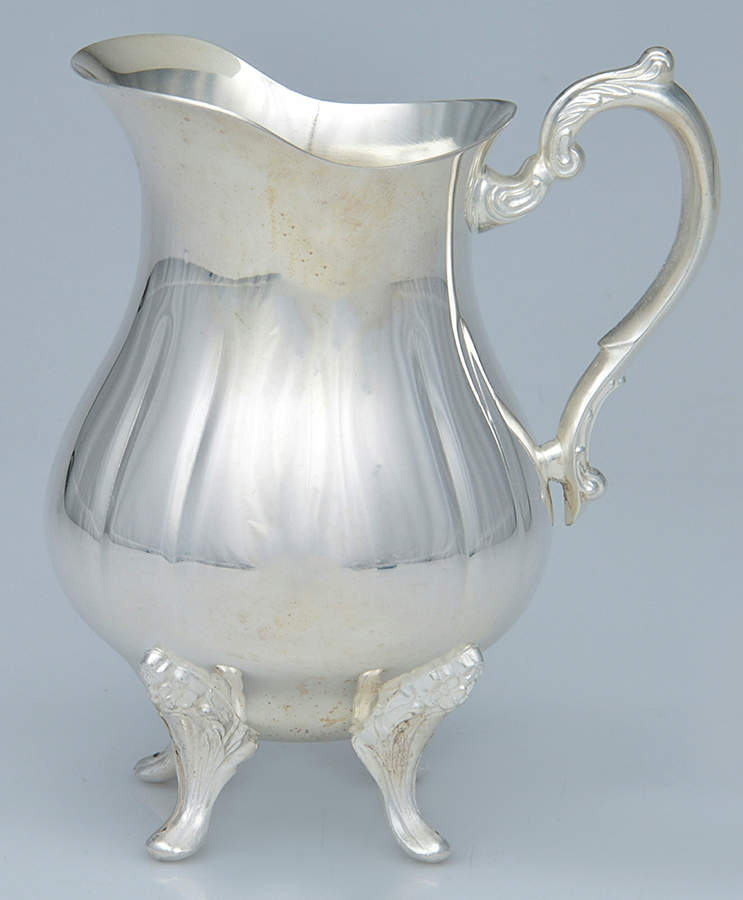 Fluted (Silverplate, Hollowware) Creamer by Sheridan Silver Co-1