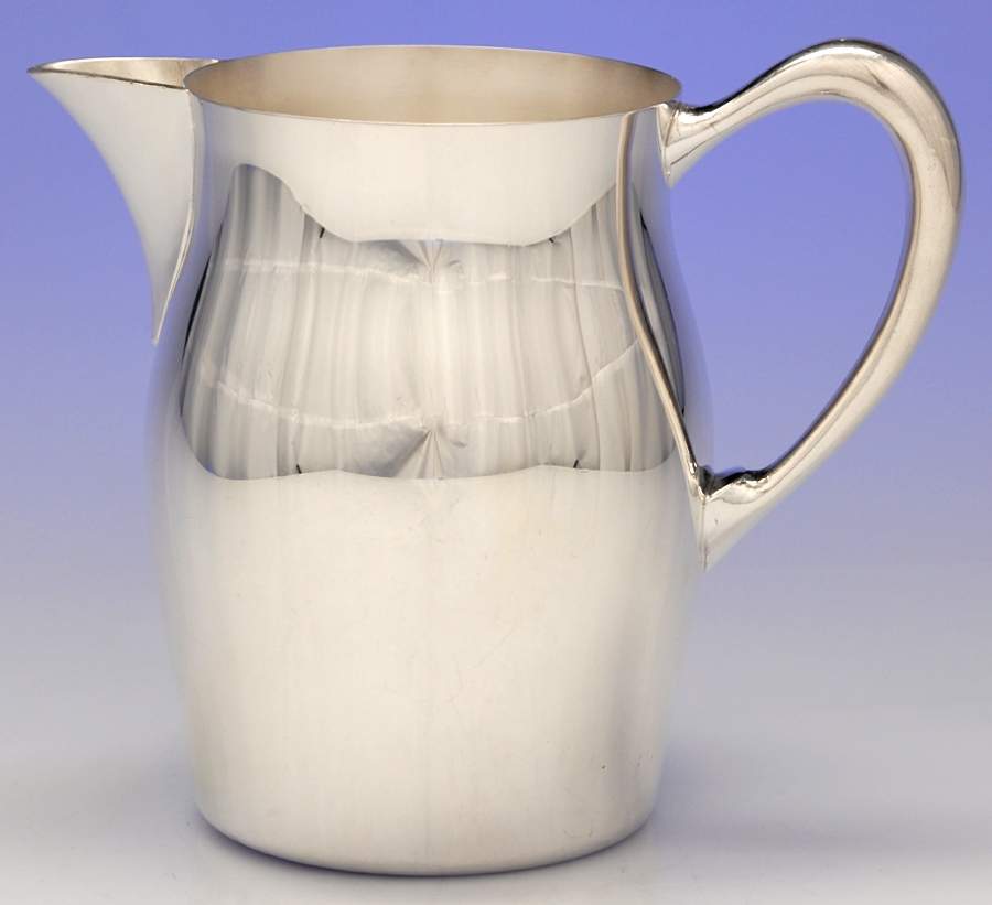 Paul Revere (Silverplate, Hollowware) Silverplate Water Pitcher by Sheridan Silver Co-1